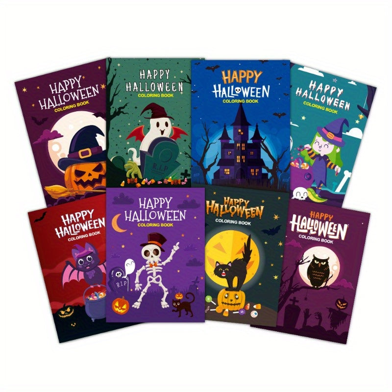 Halloween Coloring Book Puzzle Game for Kids