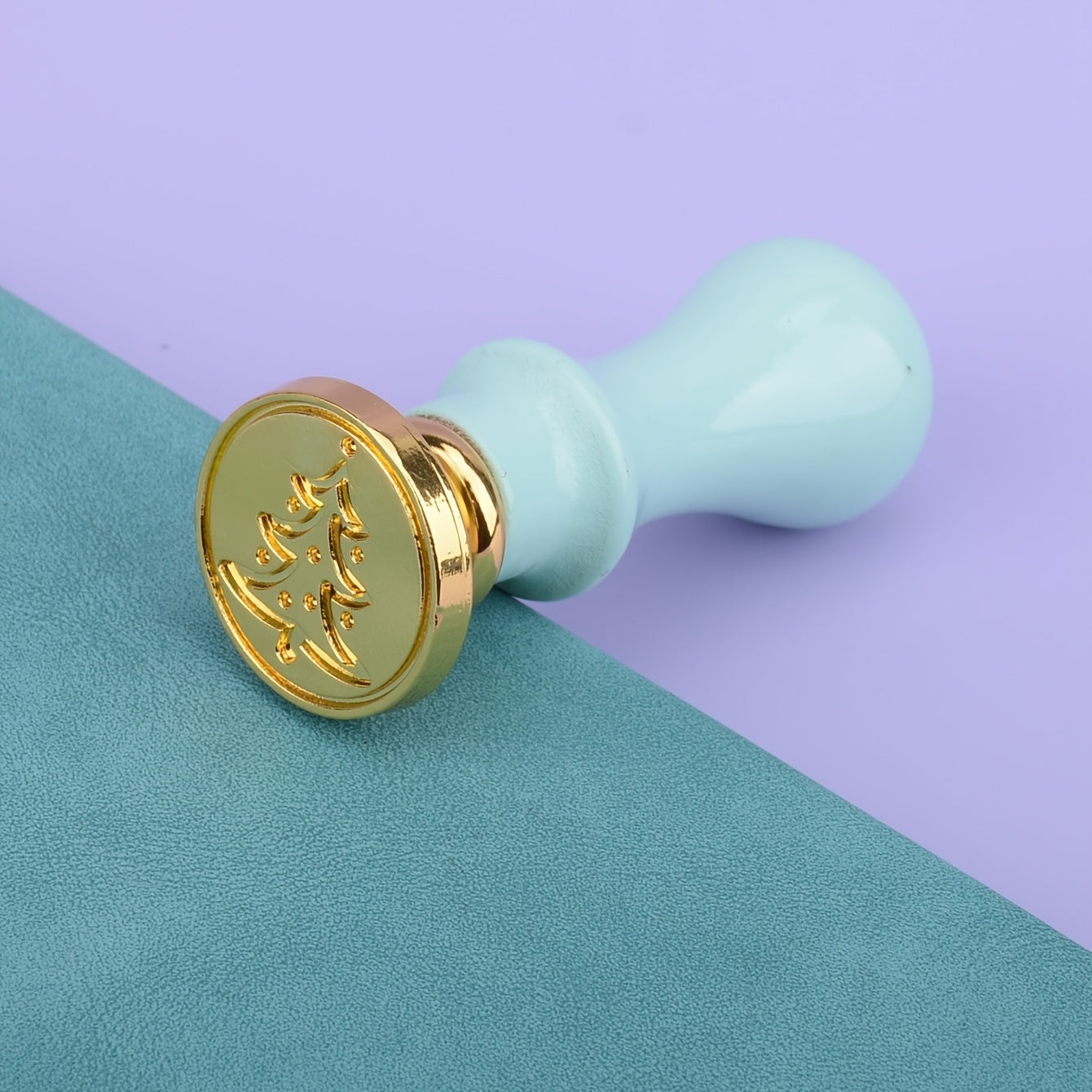Christmas Tree Wax Seal Stamp for Festive Holiday Greetings