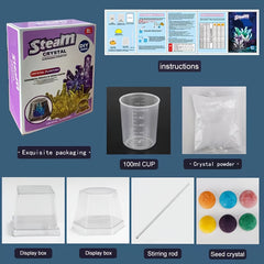 Crystal Planting Experiments Science Toys DIY Growable Crystals Set