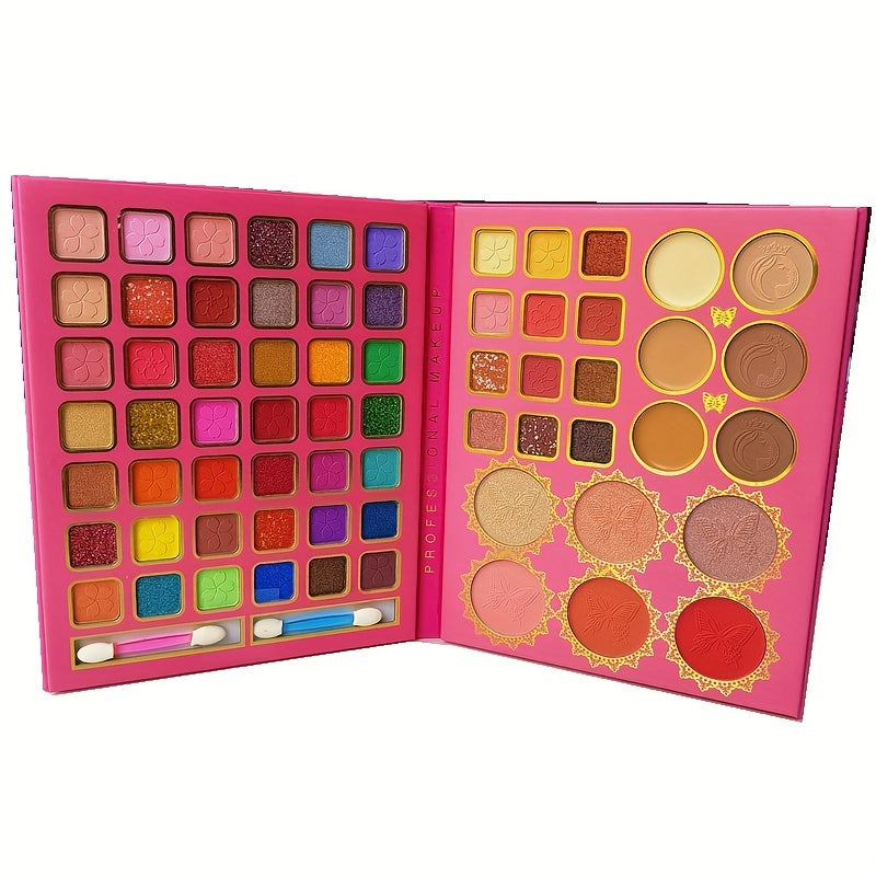 66 Colors Makeup Palette Eyeshadow Concealer Highlighter Blush Palette