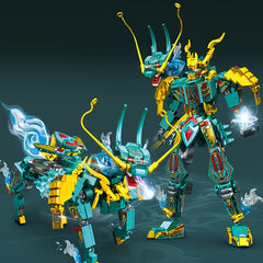 478pcs Transforming Mecha Warrior Building Blocks