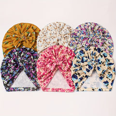 Baby Turban Headwarp Soft Bow Knotted Hat