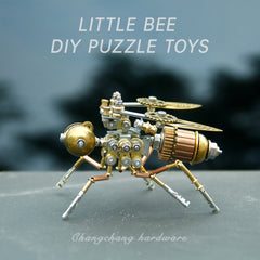 Steampunk Mechanical Bee Metal Puzzle Model DIY Kit