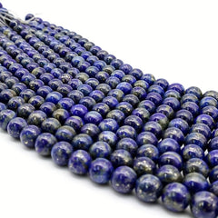 High Pure Natural Lapis Lazuli Bracelet 4mm 6mm 8mm 10mm DIY Beads