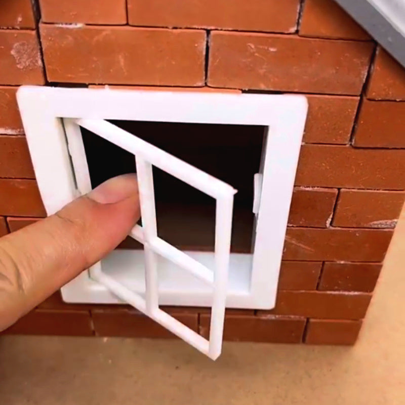 Mini Plastic Door & Window for Doll House Building Model