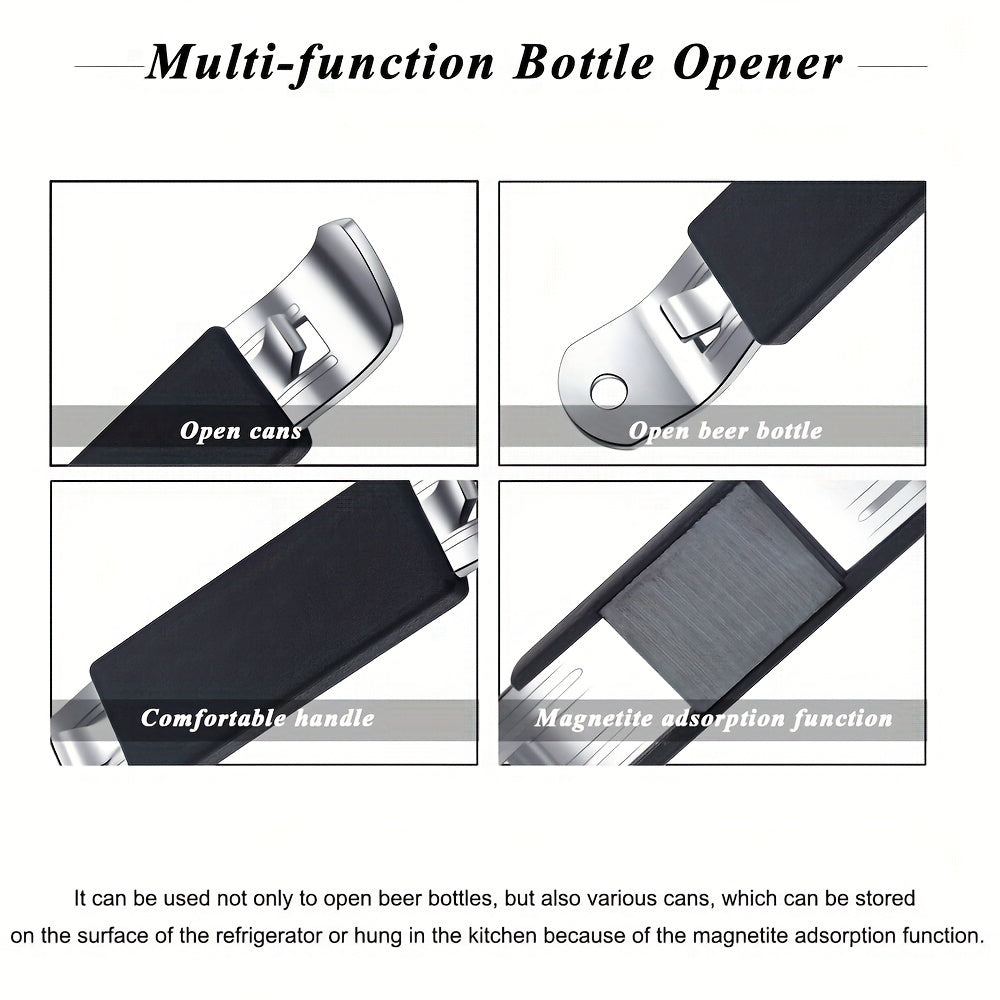 3pcs Stainless Steel Bottle Opener Multifunctional Can Opener Bar Accessories