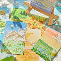 30 Handcrafted Painting Style Greeting Cards for Any Occasion