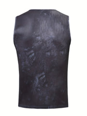 Men's Camo Tank Top High Stretch Sleeveless Shirt