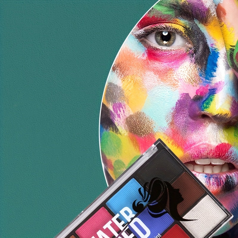 15 Colors Water-based Body Painting Set Face Paint for Halloween Makeup