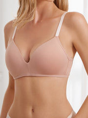 Solid T Shirt Bra Push Up Lingerie & Underwear
