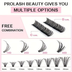 30D 40D 60 Clusters Lashes C Curling Volume Individual Lashes Extensions