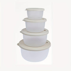 4pcs Airtight Food Storage Containers BPA Microwave Freezer Safe Lunch Box