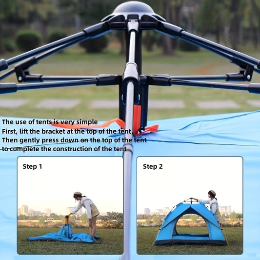 Waterproof Tent for 3-4 People, Ideal for Camping, Beach and Picnics