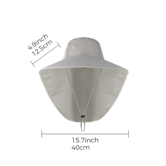 Men's Wide Brim Fishing Hat UV Protection Quick Dry Breathable