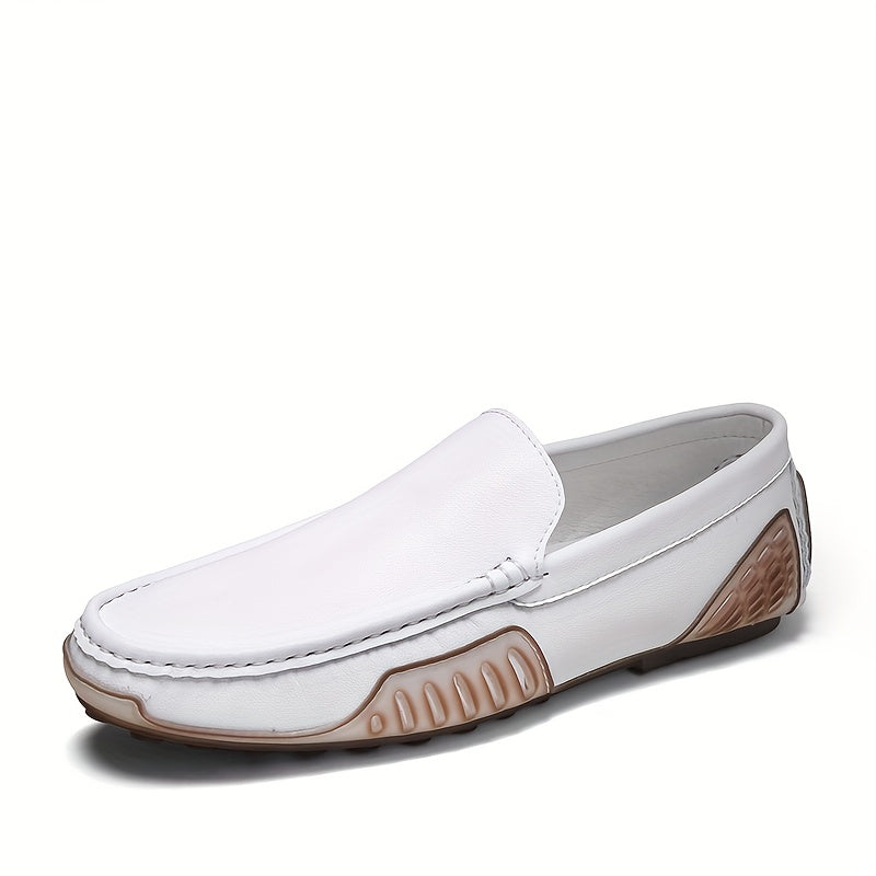 Women's Solid Flat Loafers Comfortable Slip On Shoes