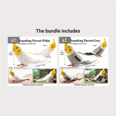 Simulation Parrot Ornament Toy for Education and Decoration