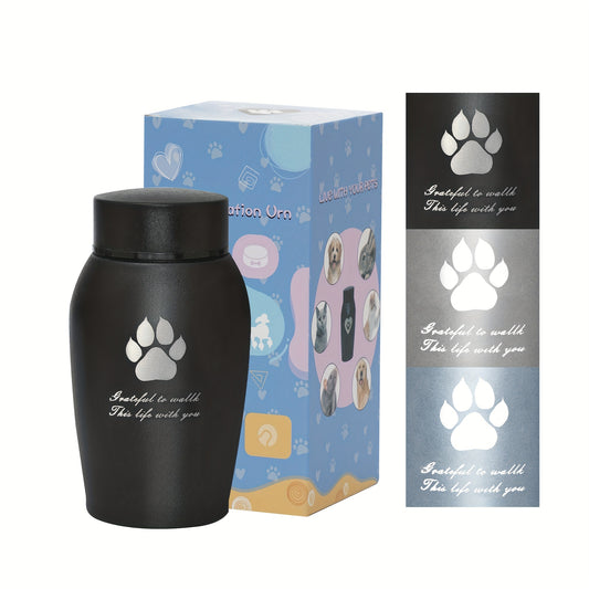 Memorials Stainless Steel Pet Urns - Suitable Size Urns For Pet Ashes