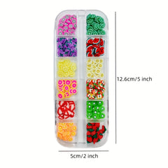 Fruit & Flower Slices Nail Art Decals - DIY Crafts