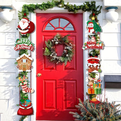1pc Christmas Door Hanging Decoration Indoor/Outdoor