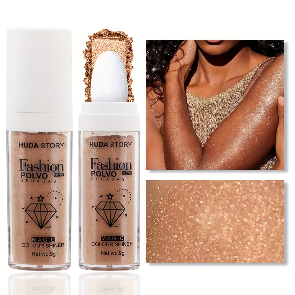 Shimmer Highlighter Powder Natural Sparkle Makeup Brightens