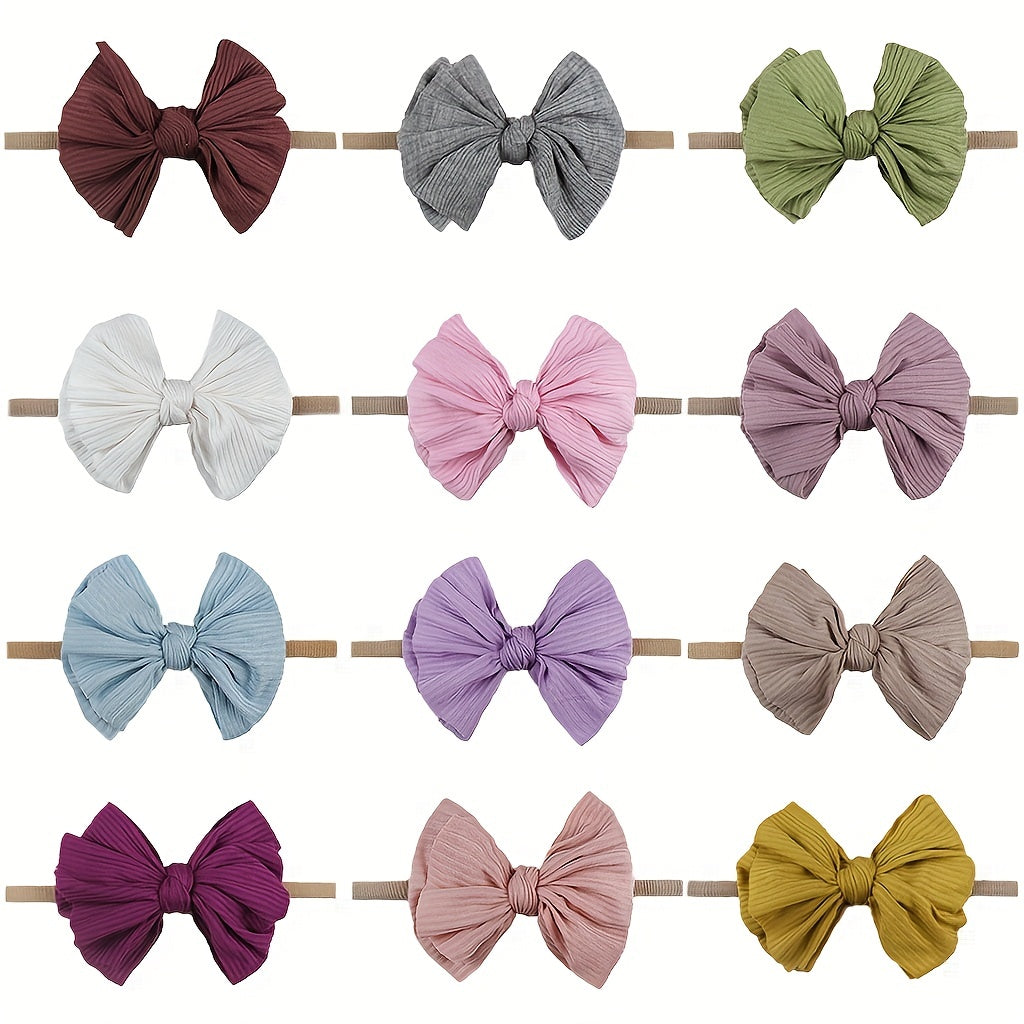 Threaded Bow Baby Decorative Headband