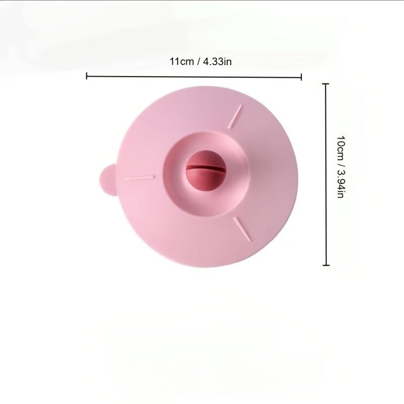 4pcs Universal Silicone Cup Lids, Dust Proof Round Mug Covers