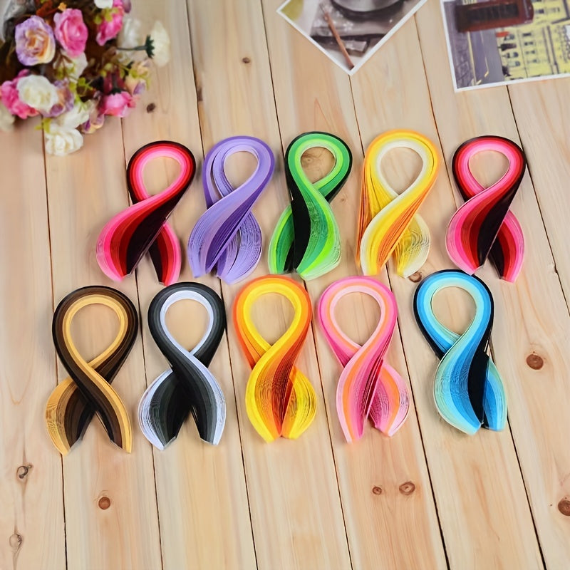 Gradient Dip Paper 9 Colors Series 100 Pieces Set