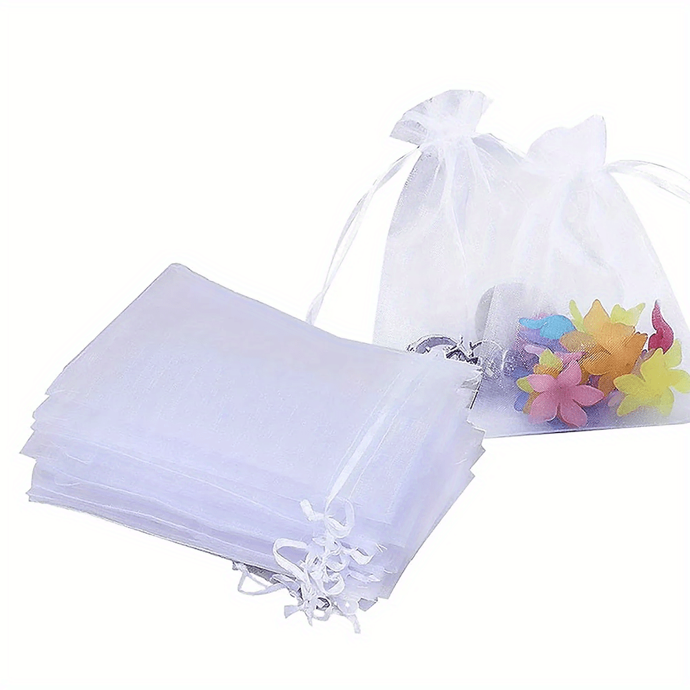 Mixed Organza Gift Bags Drawstring Party Favor Candy Packaging Bag