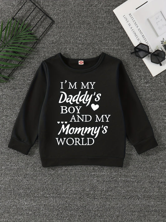 Boy's Daddy's Boy & Mommy's World Sweatshirt