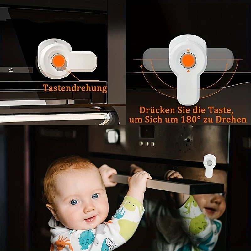 Oven Protective Lock Child Safety Lock Microwave Oven Door Anti-open Buckle