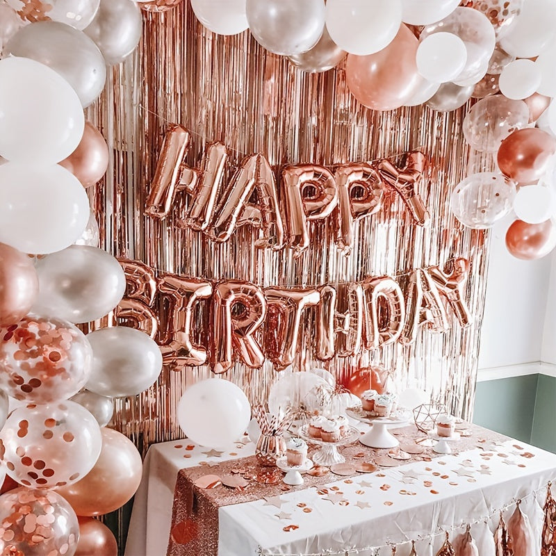 Rose Balloon Arch Bridge Kit Party Decoration Supplies