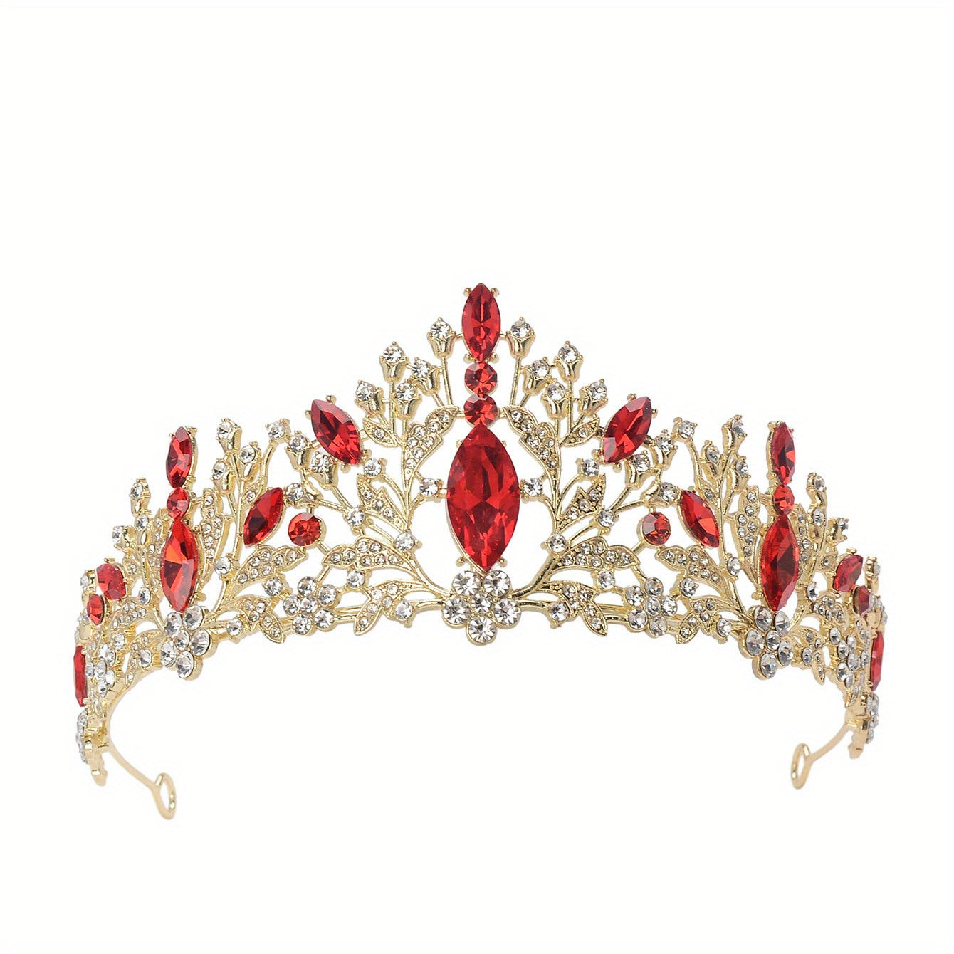 Rhinestone Decor Headband Crown Wedding Headband Crystal Bridal Headband
