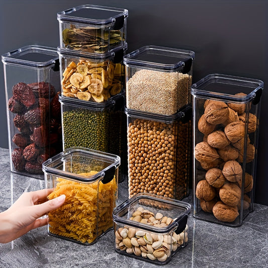 1pc Airtight Stackable Food Storage Jars Transparent Container