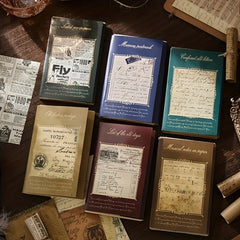 60pcs Ancient Rhyme Series Retro Literary Non-adhesive Paper Pack