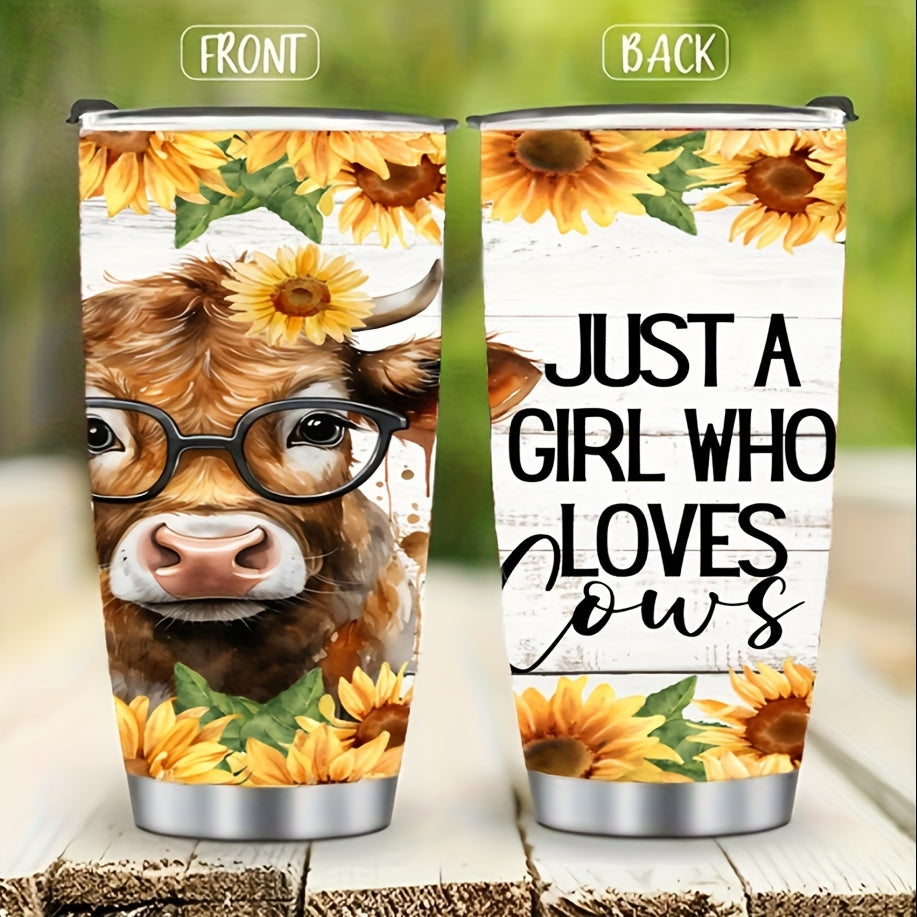 20oz Stainless Steel Insulated Tumbler - Keeps Beverages Cold and Hot