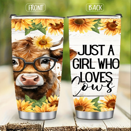 20oz Stainless Steel Insulated Tumbler - Keeps Beverages Cold and Hot