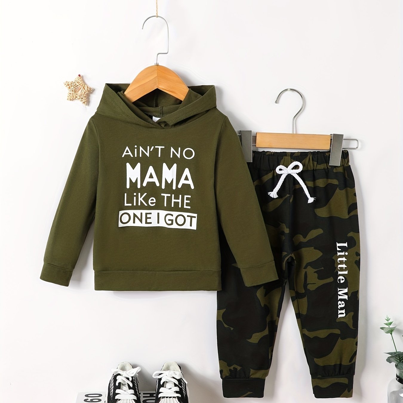Boys Hoodie & Sweatpants Set Kids Casual Clothes
