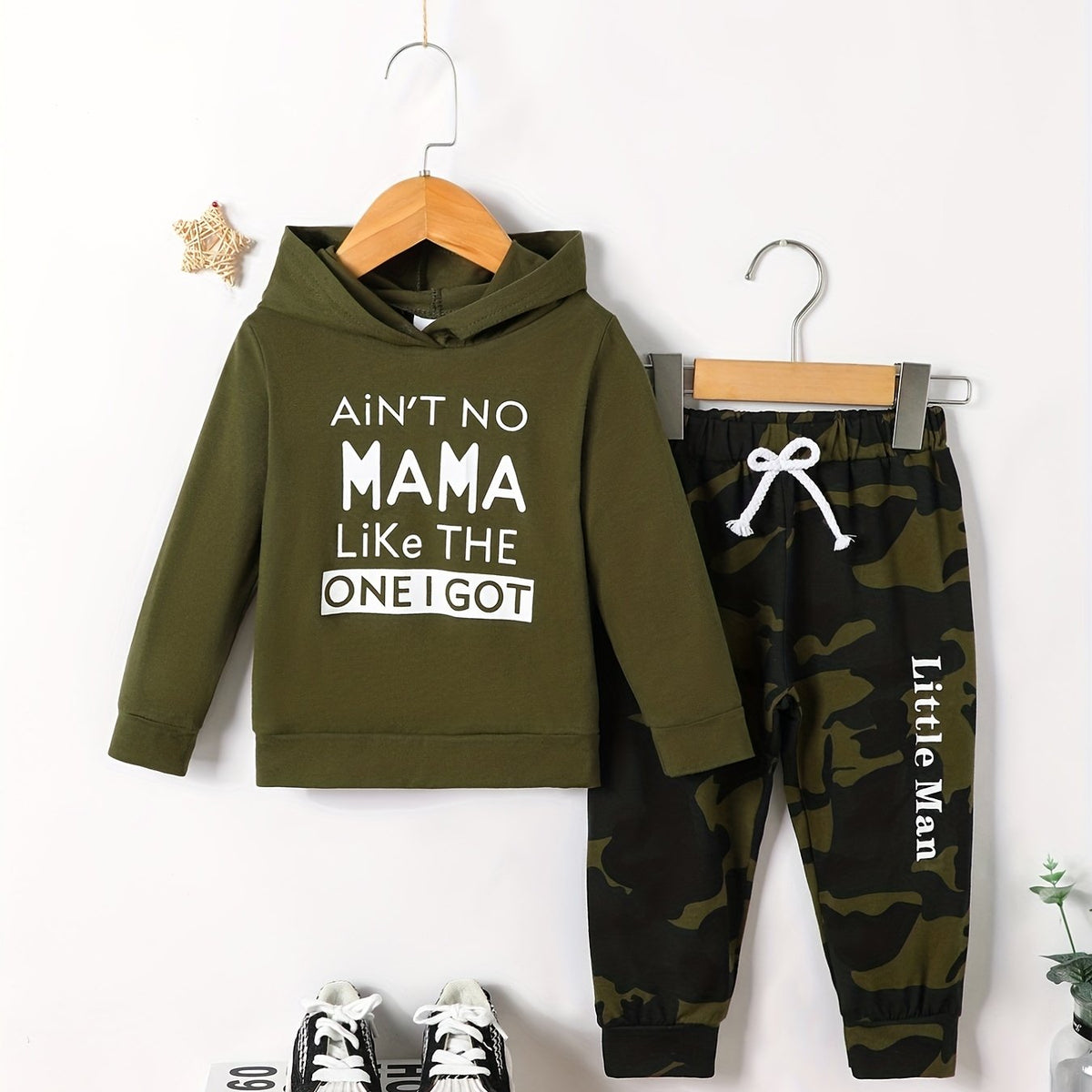 Boys Hoodie & Sweatpants Set Kids Casual Clothes