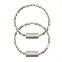 2pcs Magnetic Curtain Tiebacks Modern Rope Tiebacks For Drapes