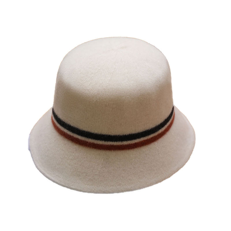 Woolen Round Top Bucket Hat for Her