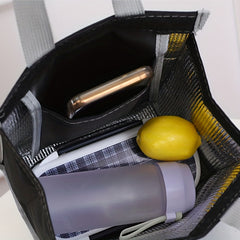 Cationic Bento Bag Insulated Portable Picnic School Office Bag
