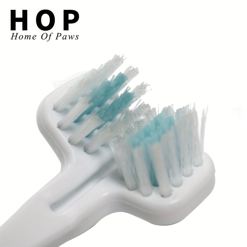 Pet Double Head Toothbrush Dog Oral Cleaning Brush Soft Bristle Dental Care