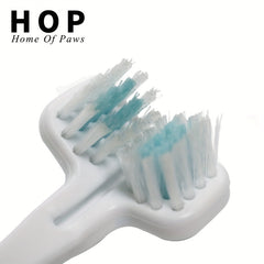 Pet Double Head Toothbrush Dog Oral Cleaning Brush Soft Bristle Dental Care