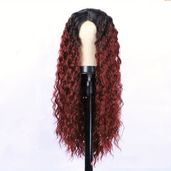 Small Curly Wavy Synthetic Wigs 130 Density Wigs For Women