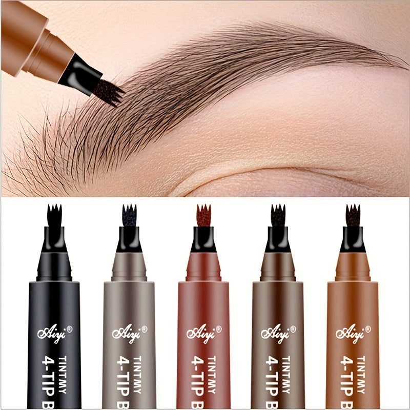 Waterproof Four Point Eyebrow Pencil Long Lasting