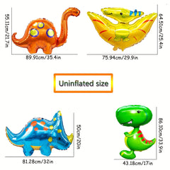 1pc Dinosaur Balloon Cartoon Q Version Large Tyrannosaurus Rex Balloon