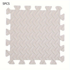 5pcs Foam Mat Anti fall Floor Bedroom Thickened Mat Washable
