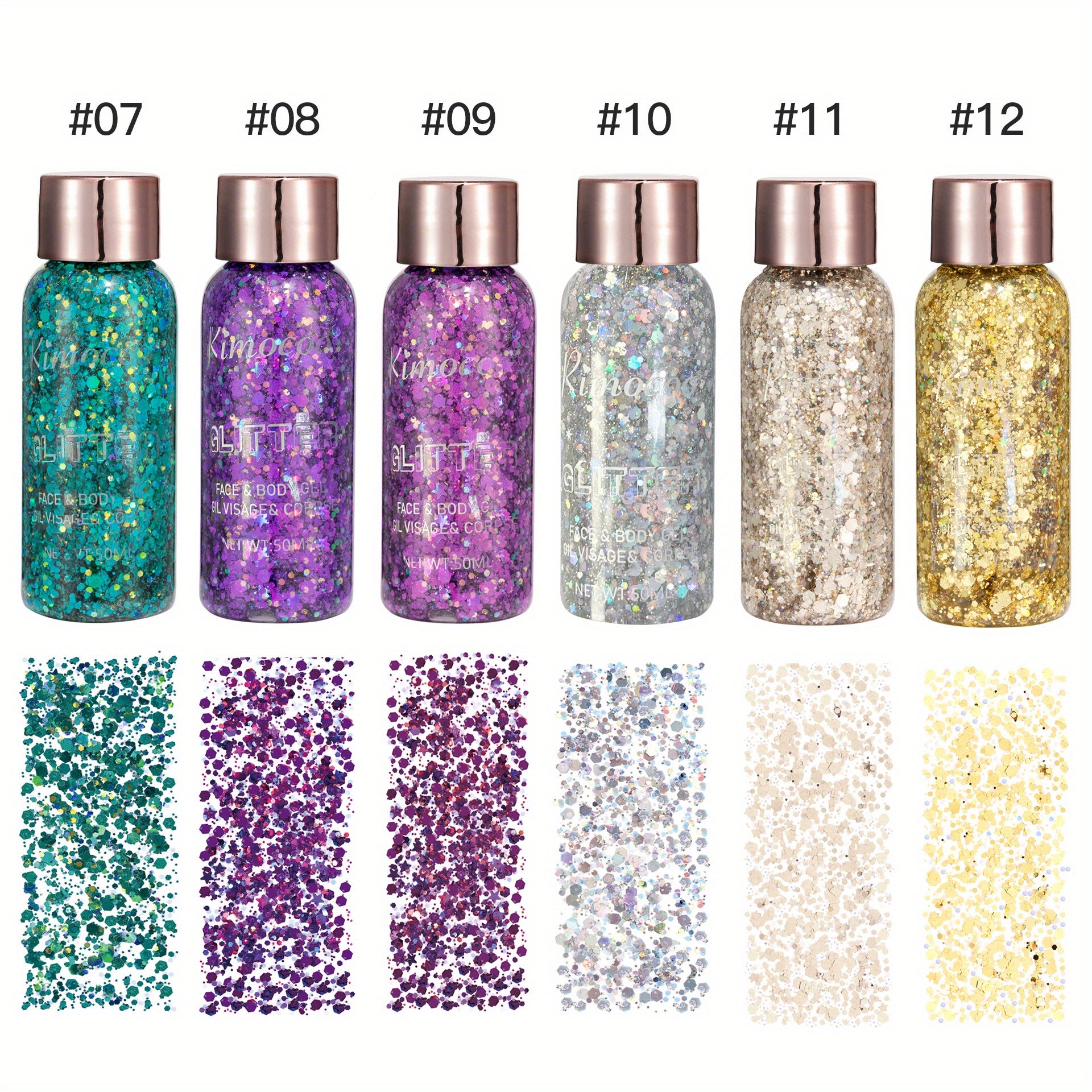 Metallic Glitter Eyeshadow and Body Glitter Long Lasting