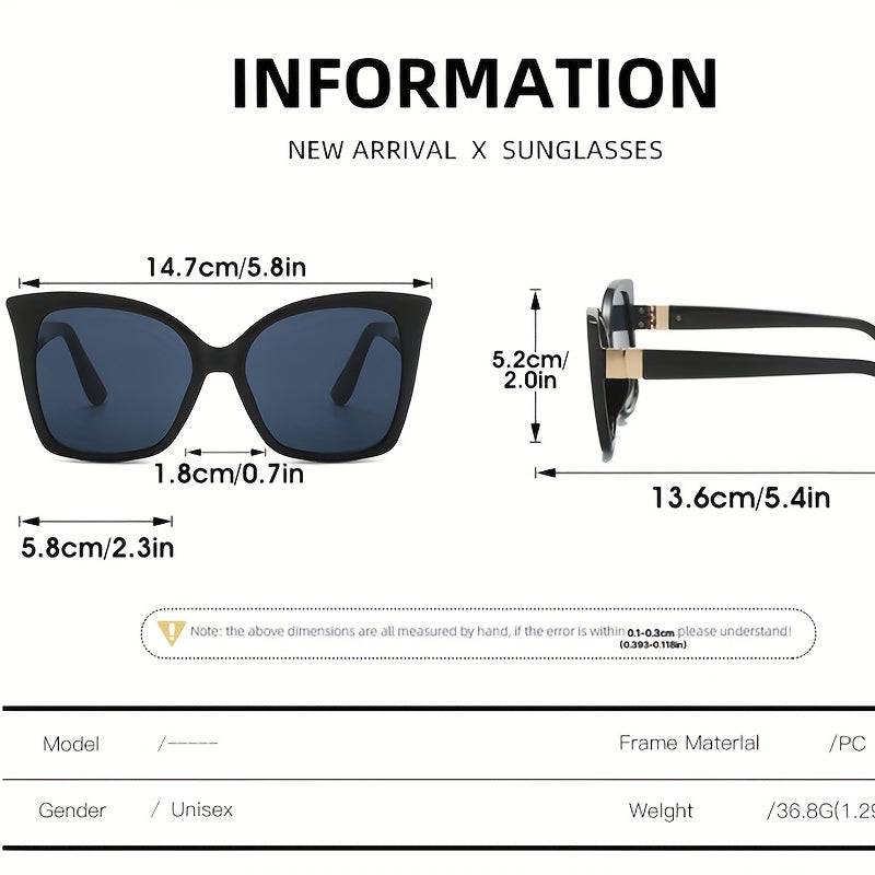 Y2K Cat Eye Sunglasses Beach Party Club UV400