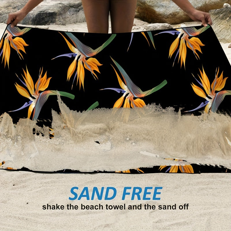  Microfiber Beach Towel 180x70in Quick Drying Thickened Bath Towel
